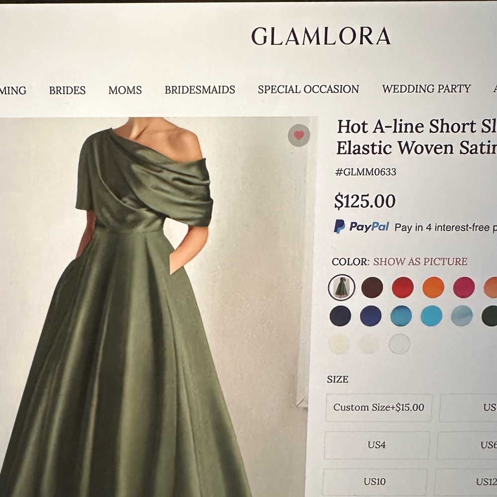 Mother of the bride dress or bridesmaids dress